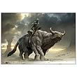 John Carter Thoat Concept Art Canvas Giclee Print